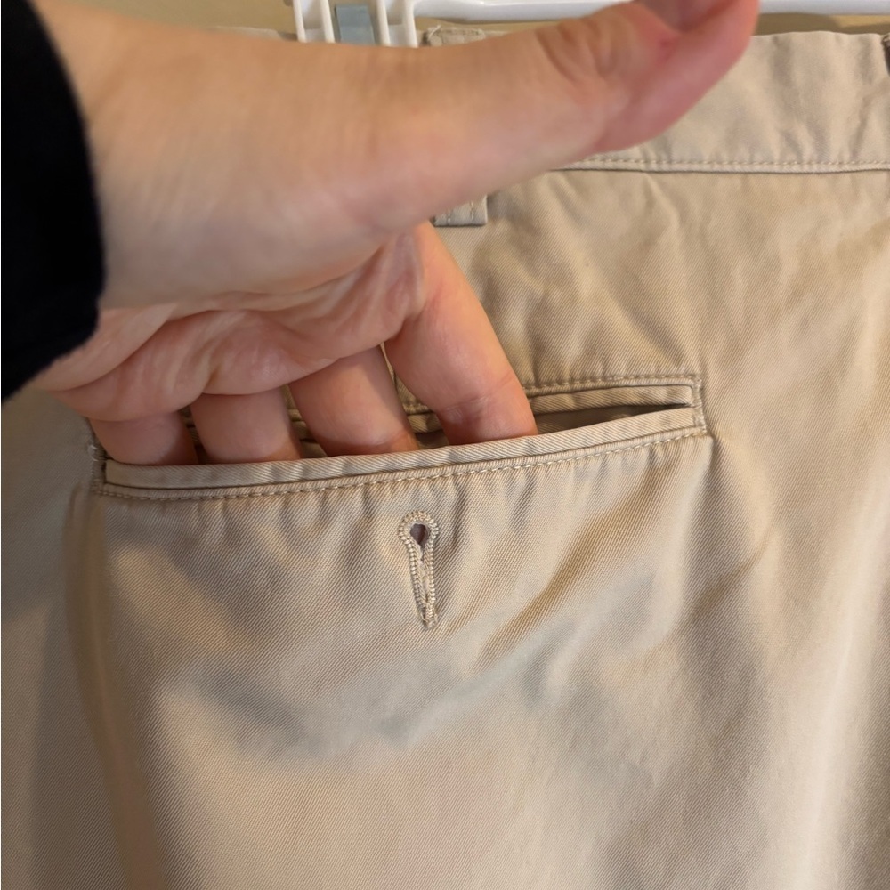 Polo Ralph Lauren Salinger Straight Fit Chino Pant Tan Size 38T/36 Cotton - Picture 5 of 15